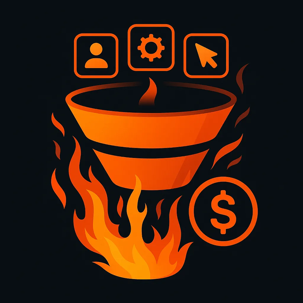 Funnel system illustration for calls